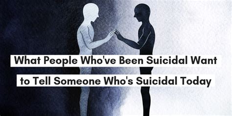 Dating someone who is suicidal